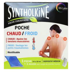 Syntholkiné Poche chaud froid 14 x18 cm réutilisable