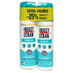 Insect Ecran Anti-moustiques répulsif famille 2x100ml