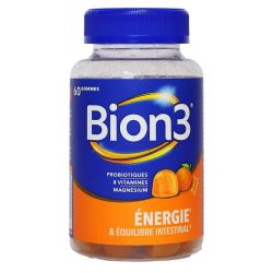 Bion Energie et équilibre intestinal orange 60 gommes