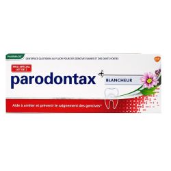 Parodontax Dentifrice blancheur 2x75ml