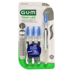 Gum Trav-Ler 4 brossettes interdentaires 1619 2,6mm