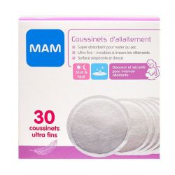 MAM 30 coussinets d'allaitement jour & nuit