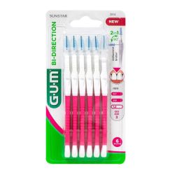 Gum 6 brossettes interdentaires bi-direction 1.2 mm n°2614