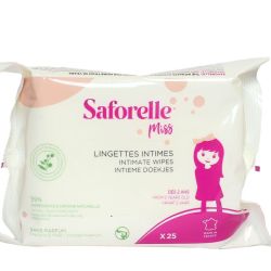 Saforelle Miss 25 lingettes intimes