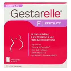Gestarelle F Fertilité zinc reproduction normale 30 sachets