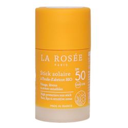 La Rosée Stick solaire huile abricot bio SPF50 18,5g
