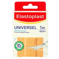 Elastoplast Universel 10 pansements à découper résistants à l'eau 1m x 6cm