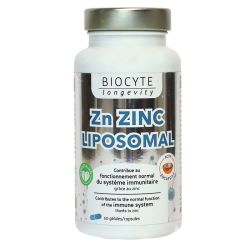Biocyte Longevity Zn Zinc Liposomal 60 gélules