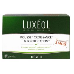 Luxéol Pousse croissance et fortification cheveux 90 gélules