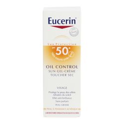 Eucerin Oil Control Sun Gel-crème SPF50+ peaux grasses 50ml