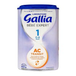 Gallia Expert AC transit lait 1er âge 800g
