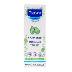 Mustela Bébé-enfant Hydra bébé crème visage à l'avocat bio 40ml