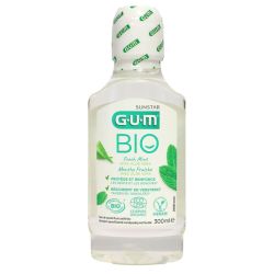 Gum Bain bouche fluoré menthe fraîche bio Sunstar 300ml