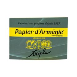 Papier d'Arménie Carnet triple 12 feuillets