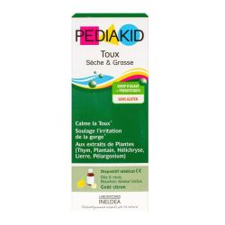 Pediakid Sirop toux sèche & grasse citron 125ml
