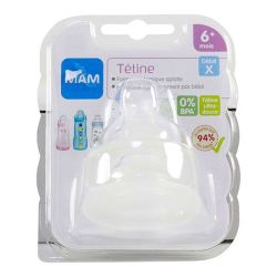 MAM Tétine débit X ultra-rapide +6 mois