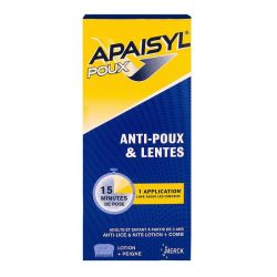 Apaisyl Poux & lentes lotion 100ml + peigne