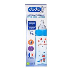 Dodie Biberon anti-colique 3 vitesses 6 mois+ débit 3 330ml