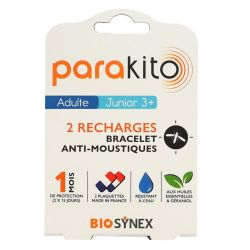 Para’Kito 2 recharges bracelet anti-moustiques