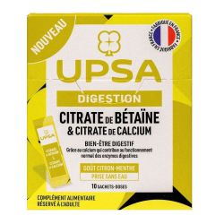 Citrate de bétaïne et citrate de calcium 10 sachets