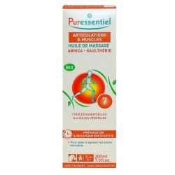 Puressentiel Articulations & muscles huile massage bio arnica 200ml