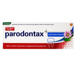 Parodontax Dentifrice fluor fraîcheur intense 2x75ml
