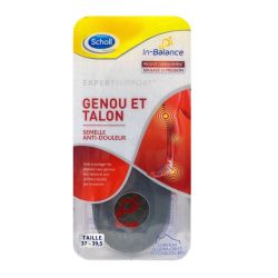 Scholl Expertsupport 2 semelles anti-douleur genou et talon 37-39,5