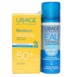 Uriage Bariésun crème très haute protection SPF50+ 50ml + eau thermale offerte