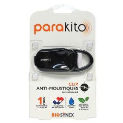 Para’Kito Clip anti-moustiques rechargeable noir