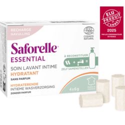 Saforelle Soin Lavant Intime Hydratant (Boite de recharge) 12g