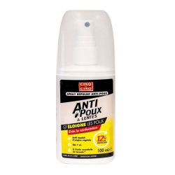 Cinq/Cinq Spray répulsif anti-poux protection 12h 100ml