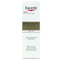 Eucerin Hyaluron Filler et Elasticity contour des yeux SPF20 peau mature 15ml