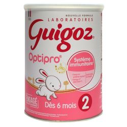 Guigoz Optipro 2 lait 2ème âge dès 6 mois 780g