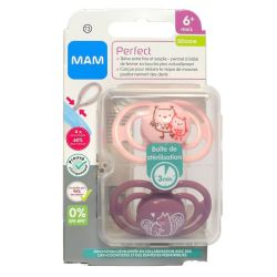 MAM Perfect 2 sucettes +6mois