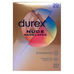 Durex Nude sans latex 20 préservatifs