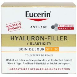 Eucerin Hyaluron Filler et Elasticity soin jour SPF30 anti-âge 50ml