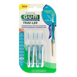 Gum Trav-ler 4 brossettes interdentaires 1.6 mm n°1614