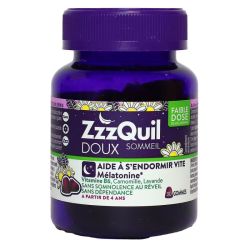 ZzzQuil Doux sommeil aide à s'endormir fruits des bois 30 gommes