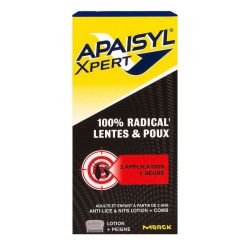 Apaisyl Xpert poux & lentes 100ml