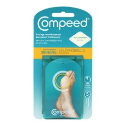 Compeed 5 pansements "seconde peau" oignons gel actif
