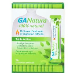 GANatura Brûlures d'estomac et digestion difficile 14 sachets