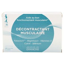 Granions Décontractant Musculaire 30 ampoules