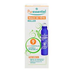 Puressentiel Roller maux de tête 9 huiles essentielles 5ml