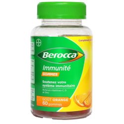 Berocca Immunité goût orange 60 gommes