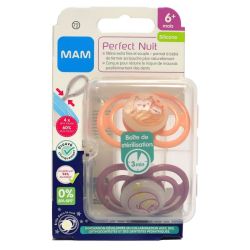 MAM Perfect sucette nuit silicone +6 mois