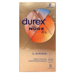 Durex Nude 8 préservatifs ultra-larges