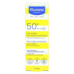 Mustela Lait solaire très haute protection bébé enfant famille SPF50+ 40ml