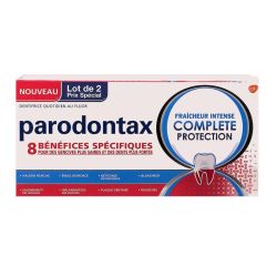 Parodontax Dentifrice fraîcheur protection complète 2x75ml