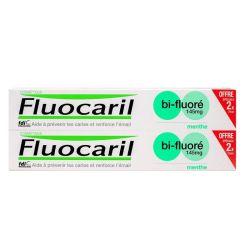 Fluocaril Bi-fluoré 145mg gencives dentifrice menthe 2x75ml