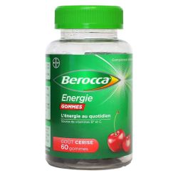 Berocca Energie goût cerise 60 gommes